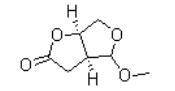 地瑞那韦中间体：(3aS,6aR)-9-顺-四氢-4-甲氧基呋喃并[3,4b]呋喃-2(3H)-酮